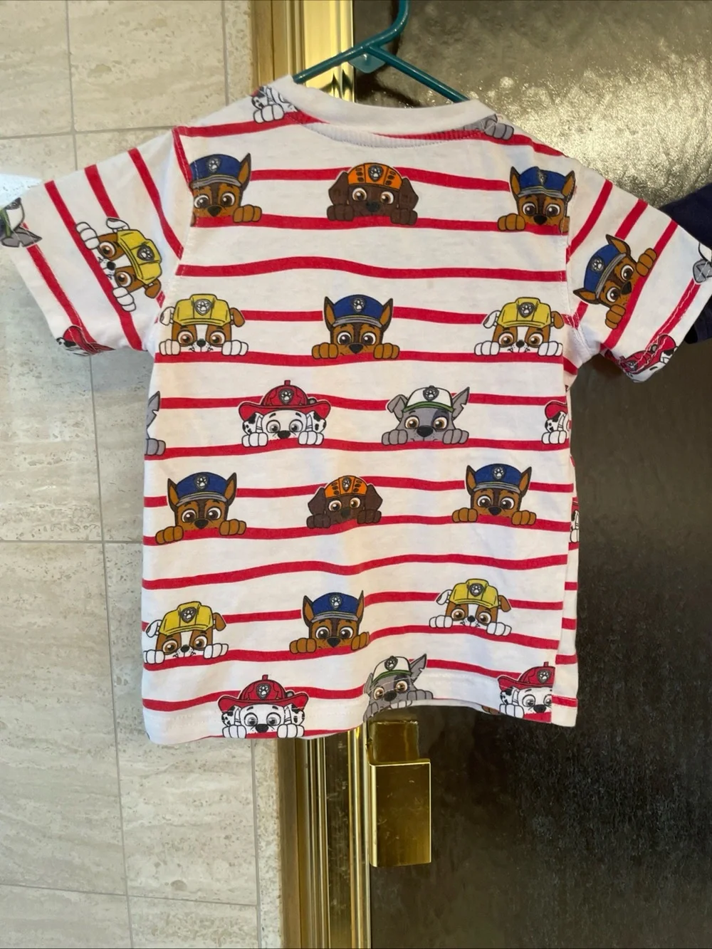 Lot of 2 Paw Patrol Boys Size 4T Short Sleeve T-Shirts
